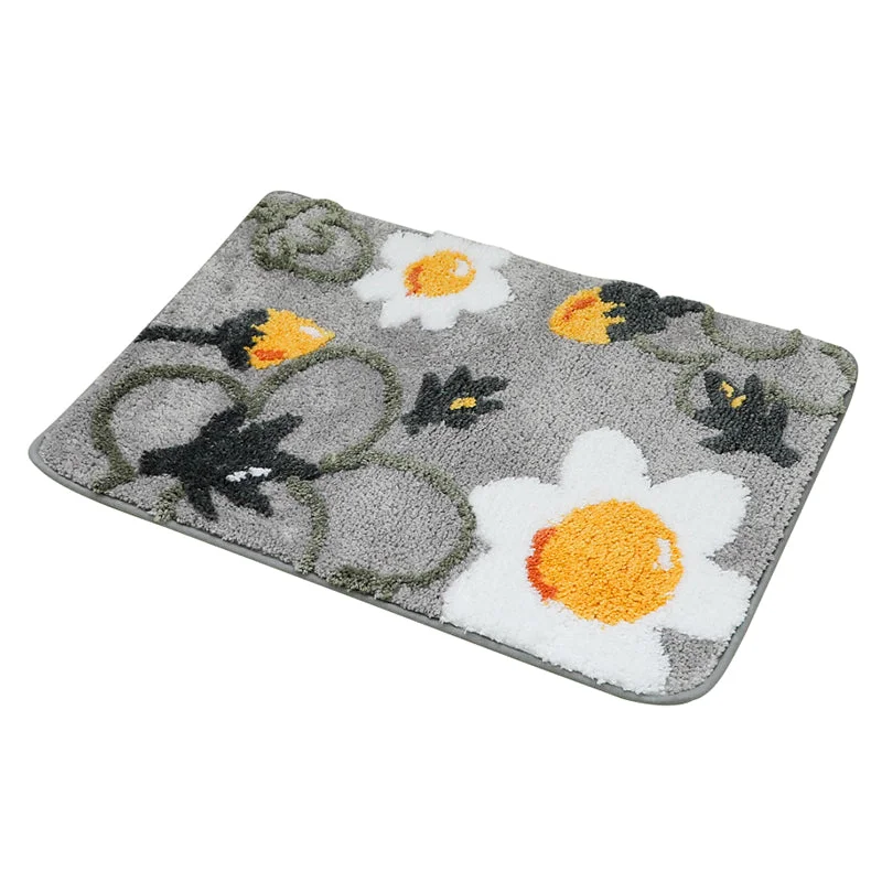 Flower pet mat dog cat rug