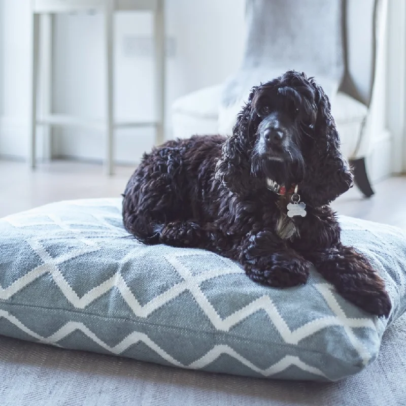 Juno Dove Grey Floor Cushion