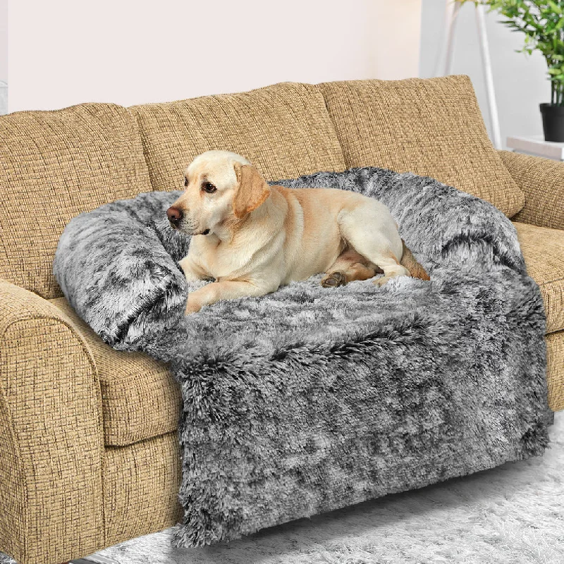 LARGE Dog Beds Pet Protector Sofa Cover - Charcoal