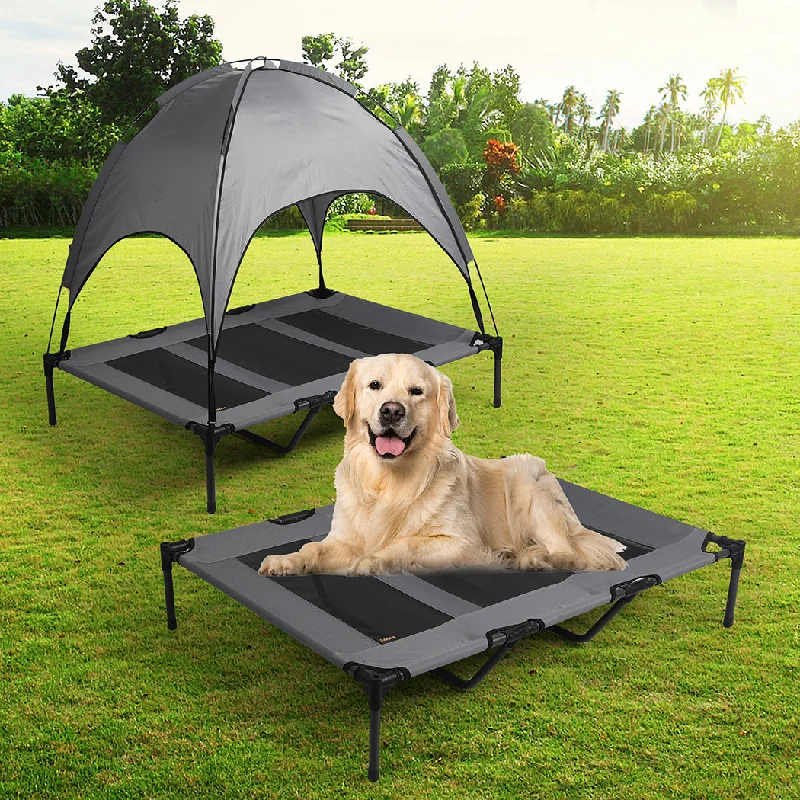 XLarge Dog Beds Pet Trampoline Elevated - Grey