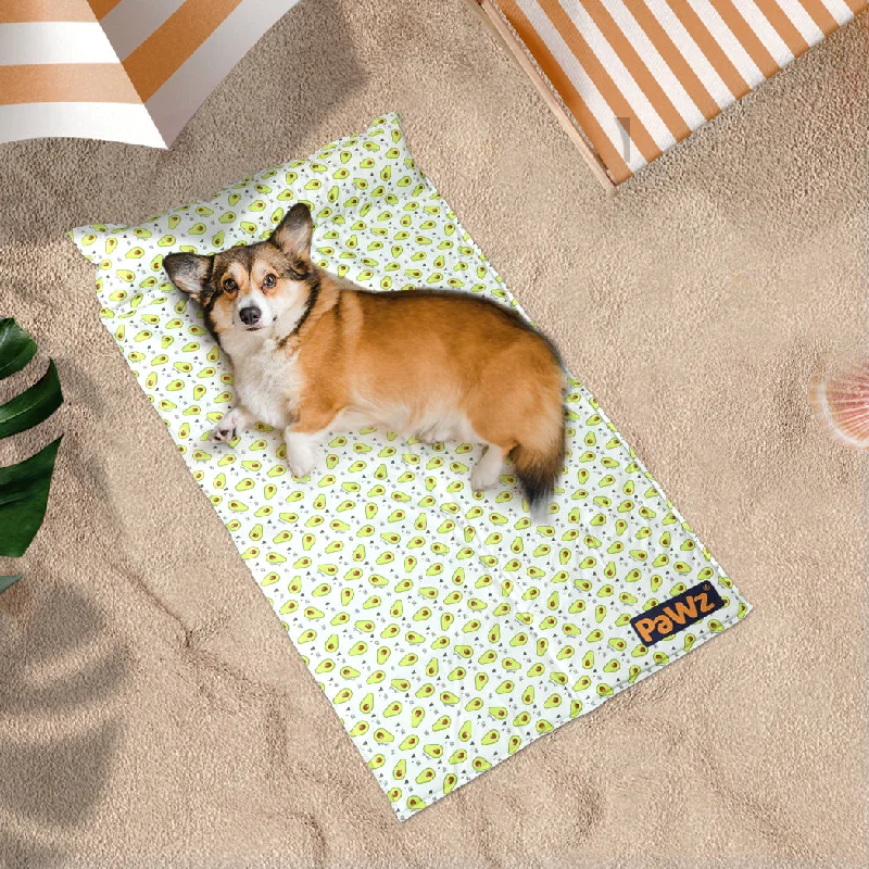 MEDIUM Dog Beds Pet Cooling Mat Gel Non-Toxic - Yellow