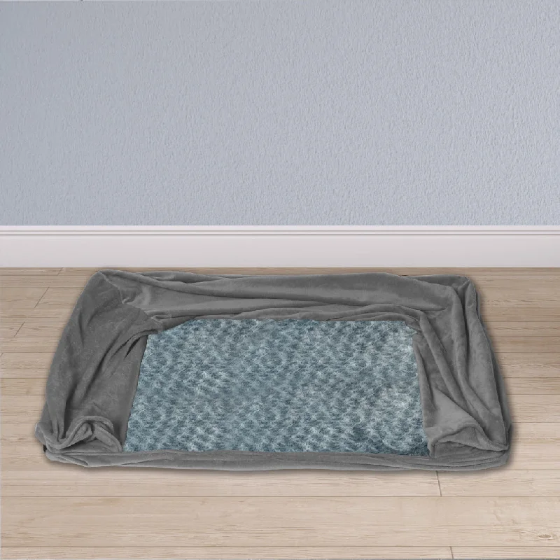 XXLarge Dog Beds Pet Sofa Bedding Soft Warm Cover - Grey