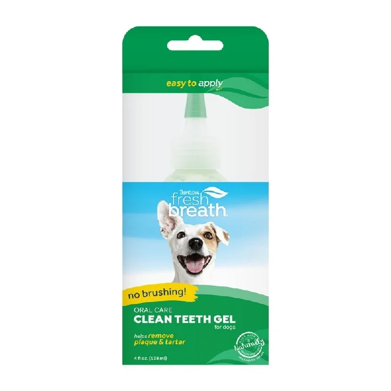 TropiClean Fresh Breath Oral Care Clean Teeth Gel for Dogs 59mL