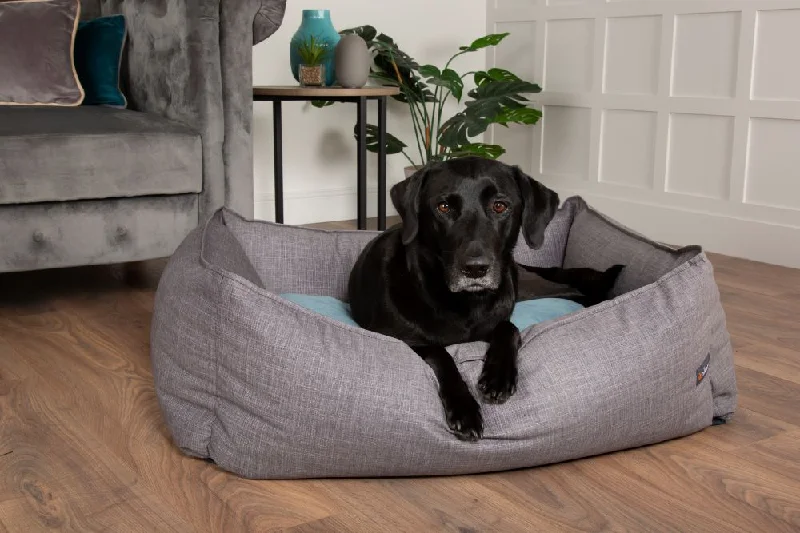 Walksters Lincoln Luxury Dog Bed in Grey