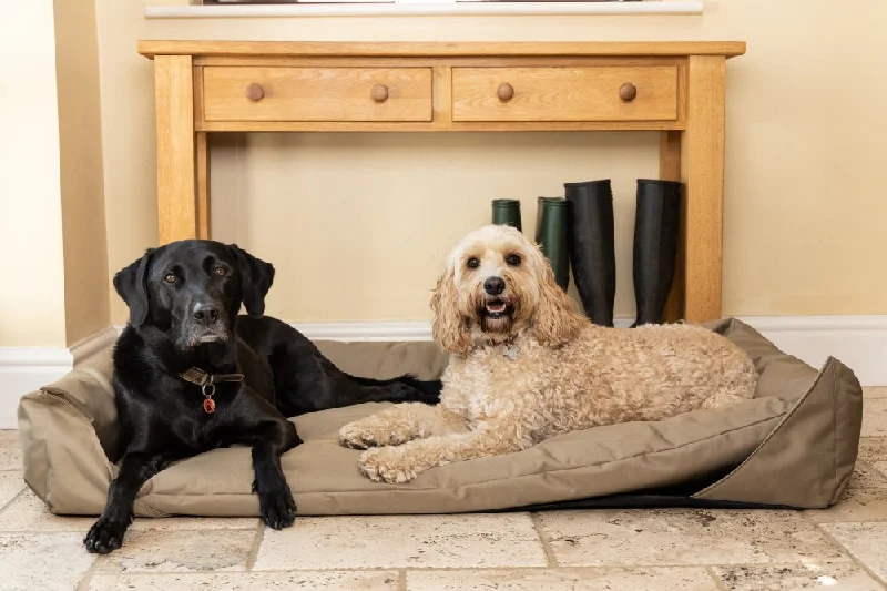 Walksters Waterproof Dog Bed in Beige