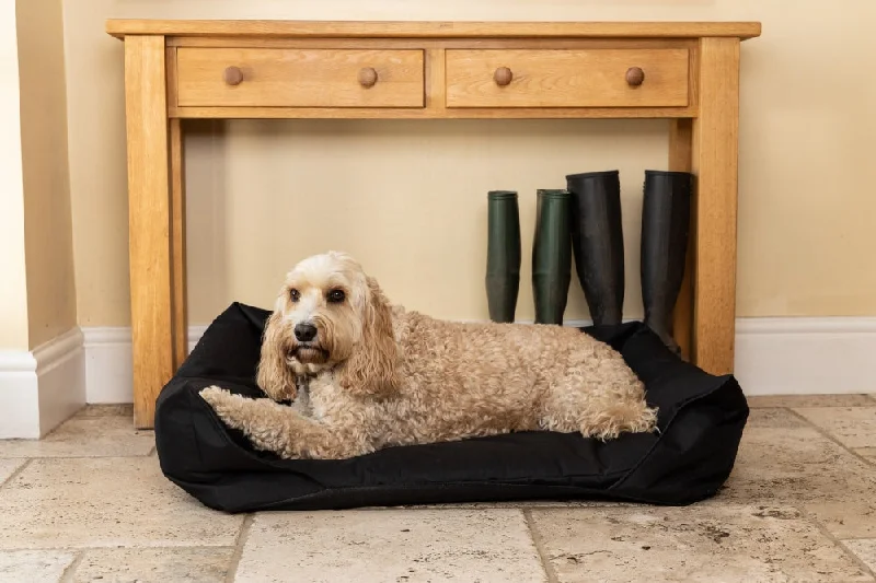 Walksters Waterproof Dog Bed in Black