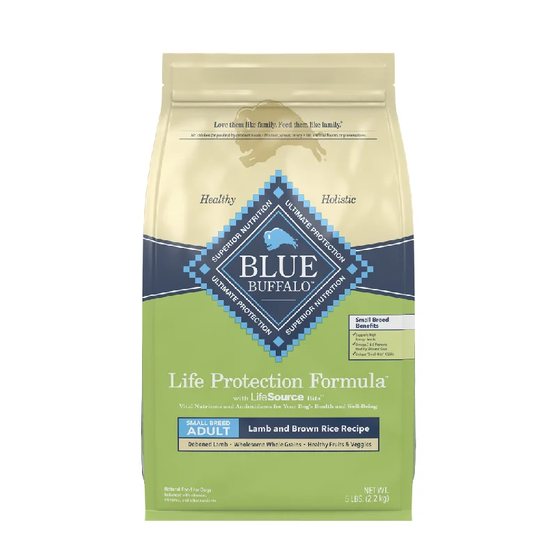 BLUE LIFE PROTECTION SMALL BREED ADULT K9 LAMB & BROWN RICE 5#