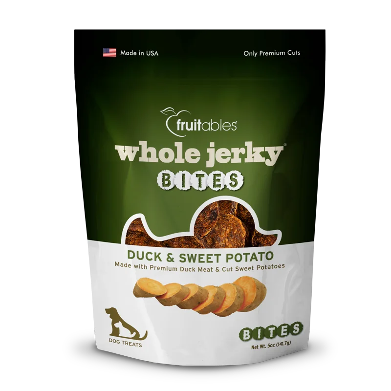 Fruitables Whole Jerky Bites Duck & Sweet Potato (5-oz)