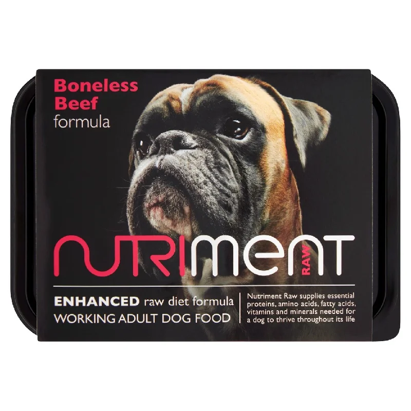 Nutriment Beef Formula Raw Dog Food 500g