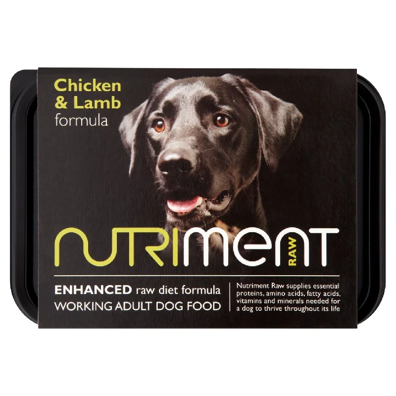 Nutriment Chicken & Lamb Formula Raw Dog Food 500g