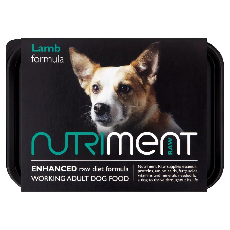 Nutriment Lamb Formula Raw Dog Food 500g