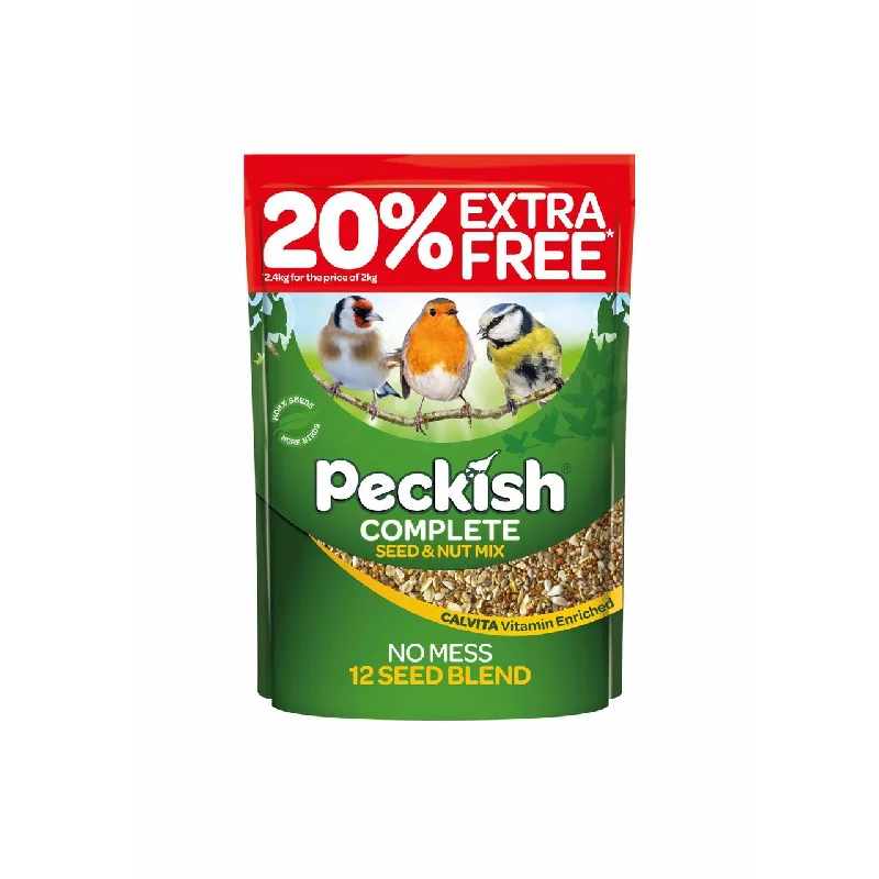 Peckish Complete Seed & Nut Mix 2kg + 20% Extra Free