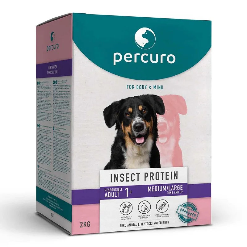 Percuro Insect Protein Adult Medium & Large Breeds Dry Dog Food 2kg