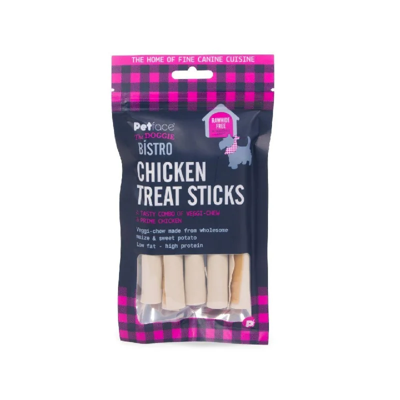 Petface The Doggie Bistro Chicken Dog Treat Sticks 100g