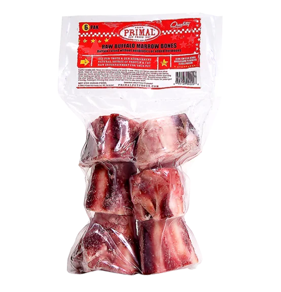 Primal Pet Foods Raw Recreational Buffalo Marrow Bones