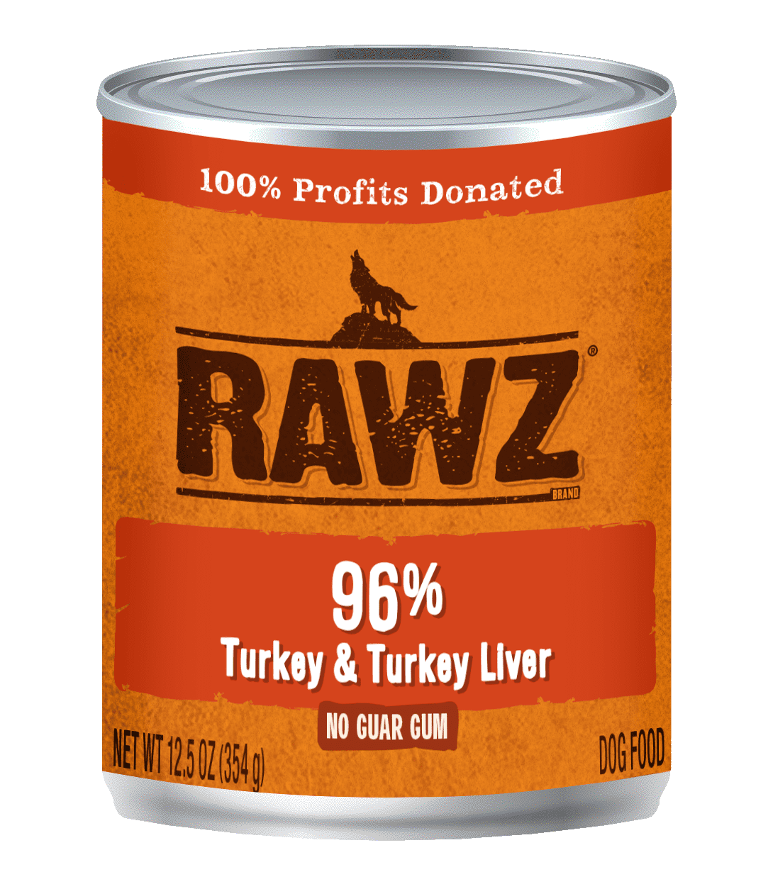 RAWZ® 96% Turkey & Turkey Liver Wet Dog Food 12.5 oz