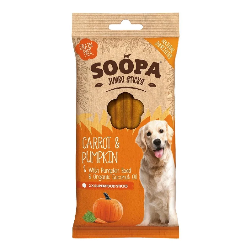 Soopa Carrot & Pumpkin Jumbo Stick 10 per pack