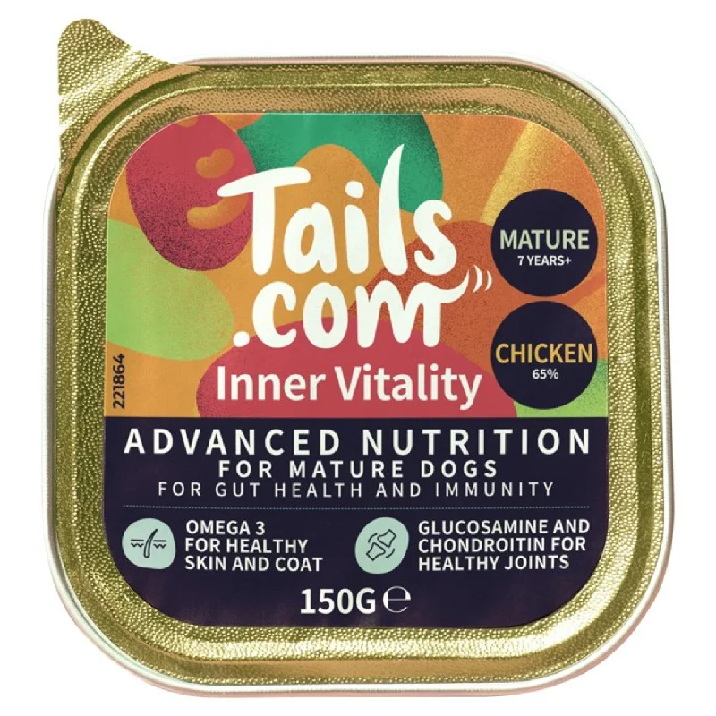 Tails.com Inner Vitality Mature Dog Wet Food Chicken 150g