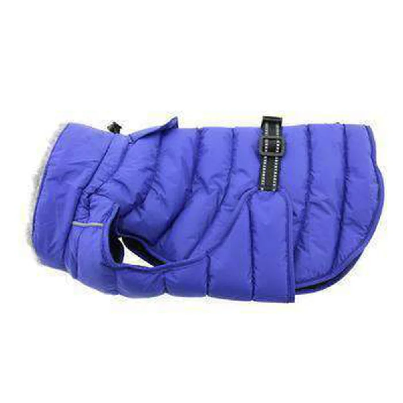 Alpine Extreme Weather Puffer Dog Coat - Navy Blue