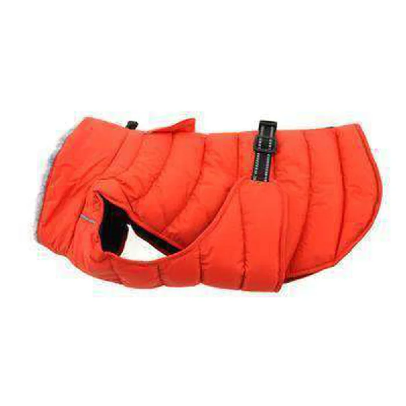 Alpine Extreme Weather Puffer Dog Coat - Orange