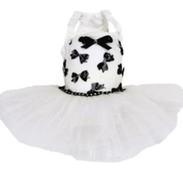 Black Ribbon Dog Dress