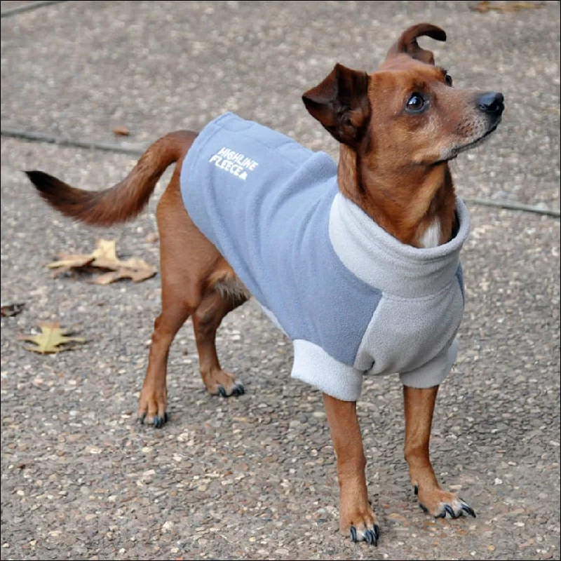 Doggie Design Highline Fleece Coat TWO TONE GRAY