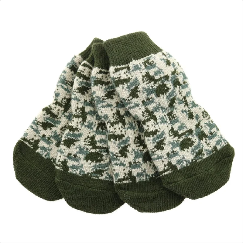 Doggie Design Non-Skid Dog Socks - Camo