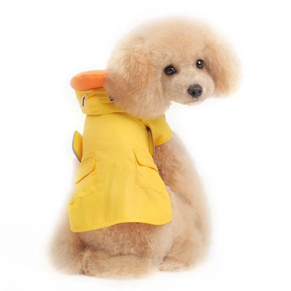 Duck Dog Raincoat by Dogo - Yellow