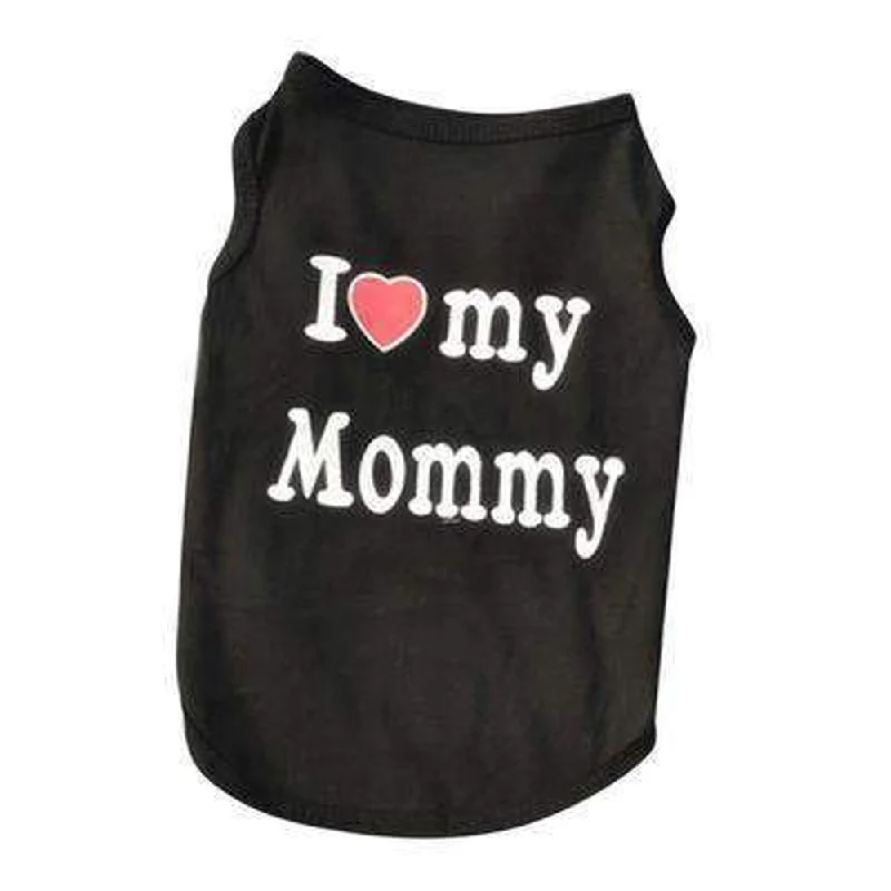 I Love Mommy Dog Tank