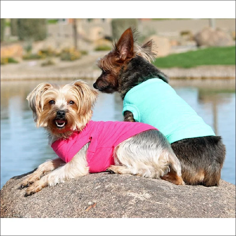 NEW-Doggie Design 100% Plain Cotton Dog Tanks