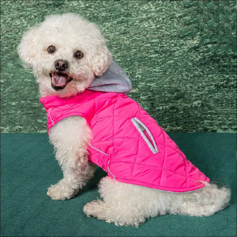 NEW-Doggie Design Weekender Dog Sweatshirt Hoodie - Pink