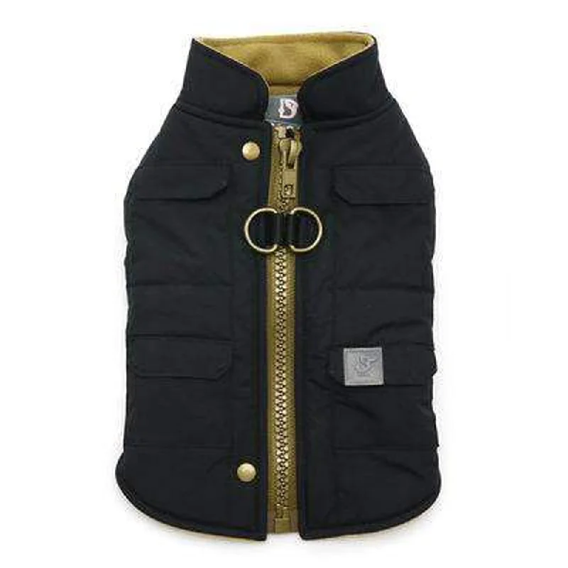 Pocket Runner Dog Coat - Black