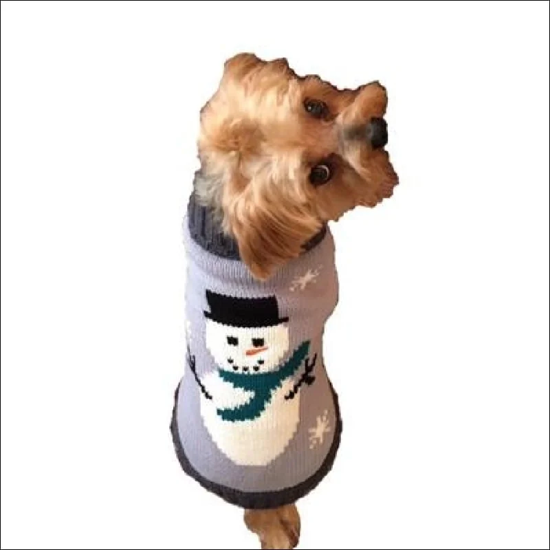 Snowman Dog Sweater (thick, soft and warm!)*