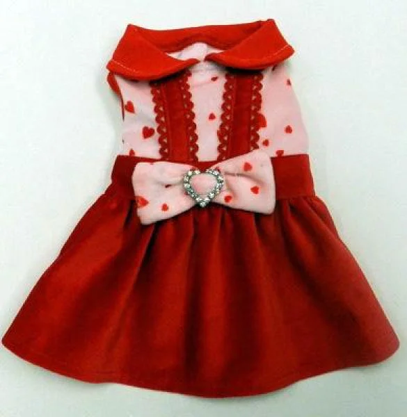 Valentine Dog Dress