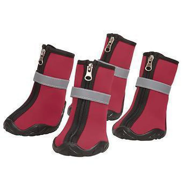 Zack and Zoey ThermaPet Neoprene Dog Boots - Red