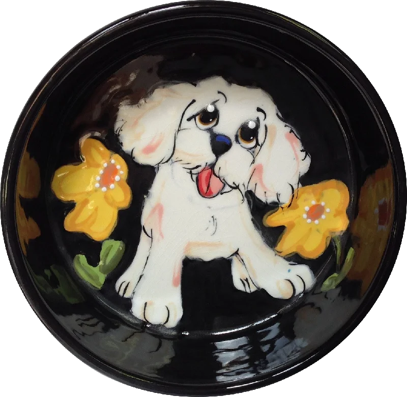 Bichon Dog Bowl