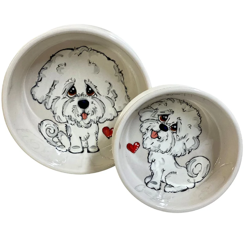 Bichon Frise Bliss Bowl Set