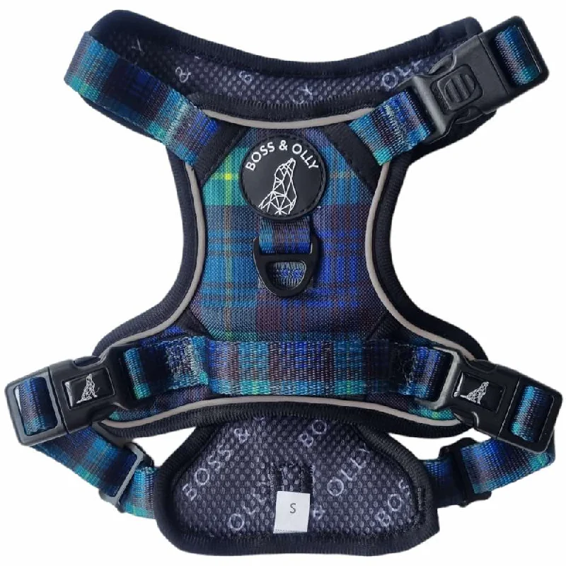 Boss & Olly Active Dog Harness (Forest Plaids)