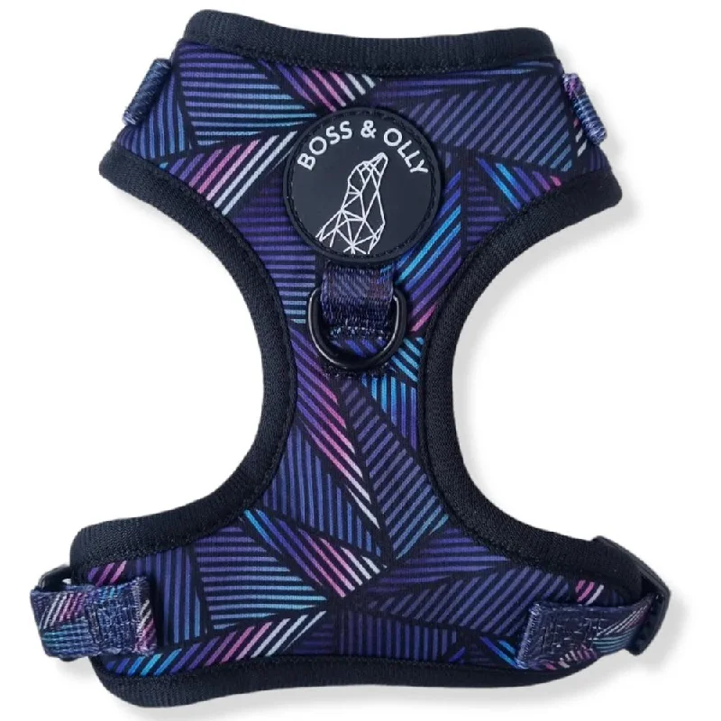 Boss & Olly Adjustable Dog Harness (Midnight Dreams)