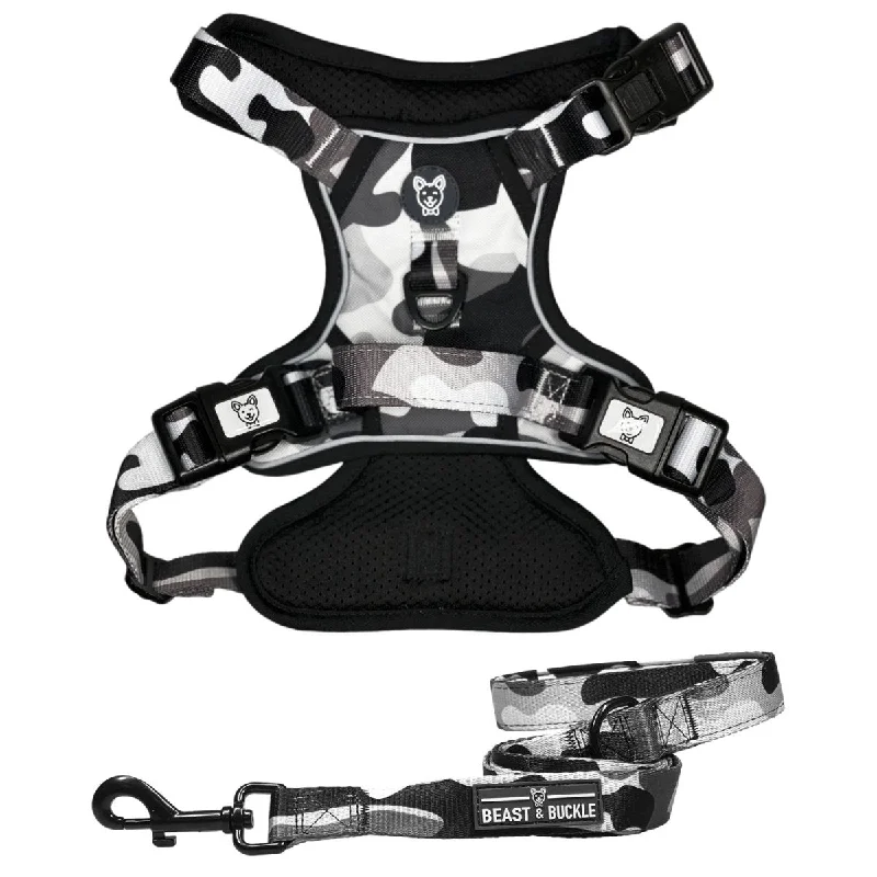 Cool Camo No Pull Harness Bundle