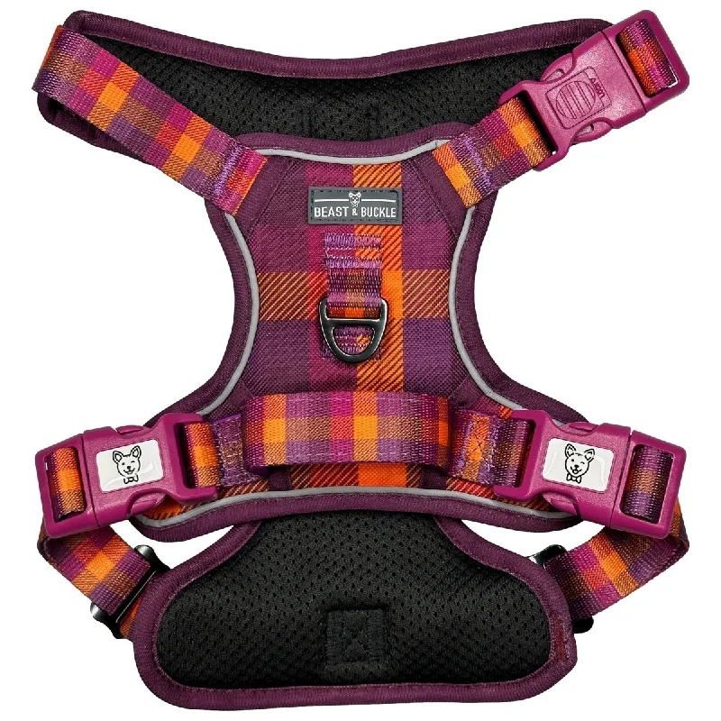 Cozy Plaid No Pull Dog Harness