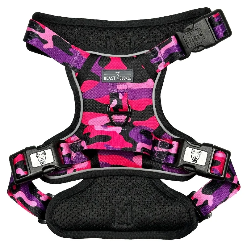 Cute Camo No Pull Dog Harness