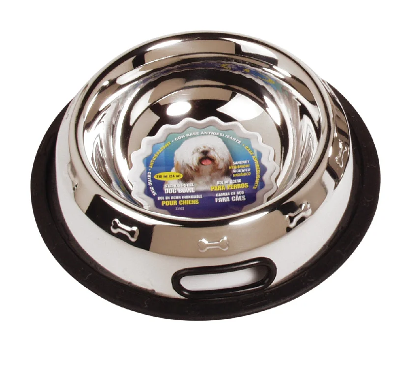 Dogit Stainless Steel Non Spill Dog Dish, Medium - 710ml (24 fl oz)