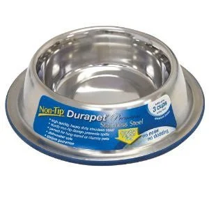 Ourpets Durapet - Premium Stainless Steel Bowl - Non Tip