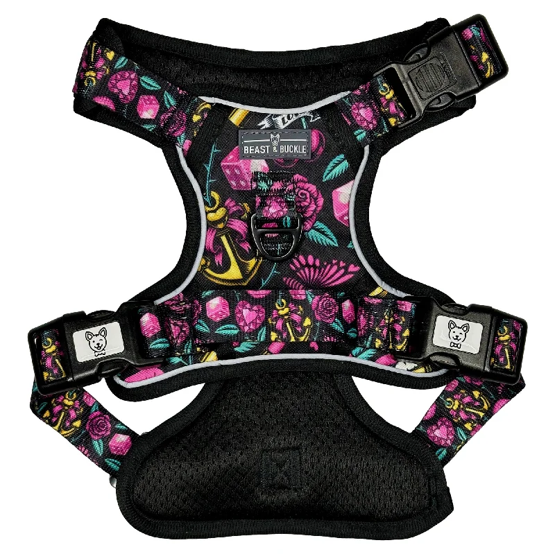 Girly Tattoo No Pull Dog Harness