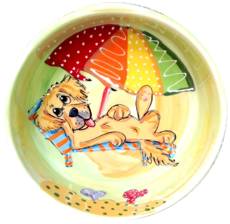 Golden Retriever Dog Bowl