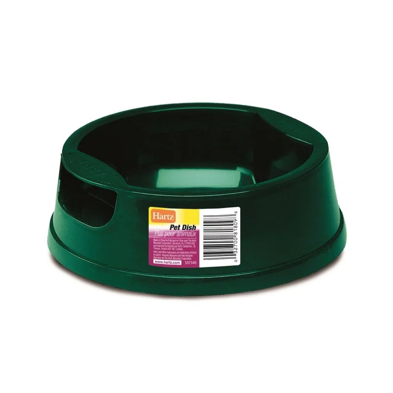 Hartz Green Plastic Pet Dish 1 pk