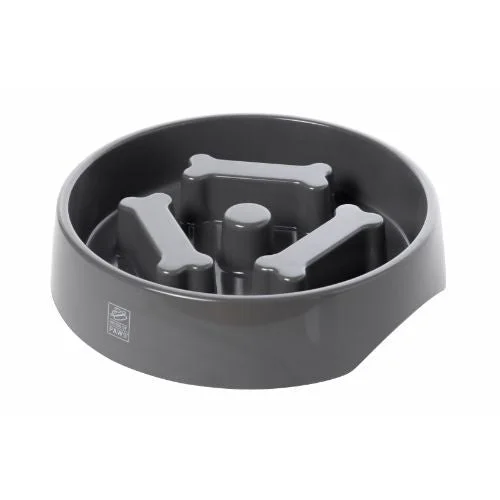 House of Paws Go Slow Bone Bowl Feeder - 1300ml