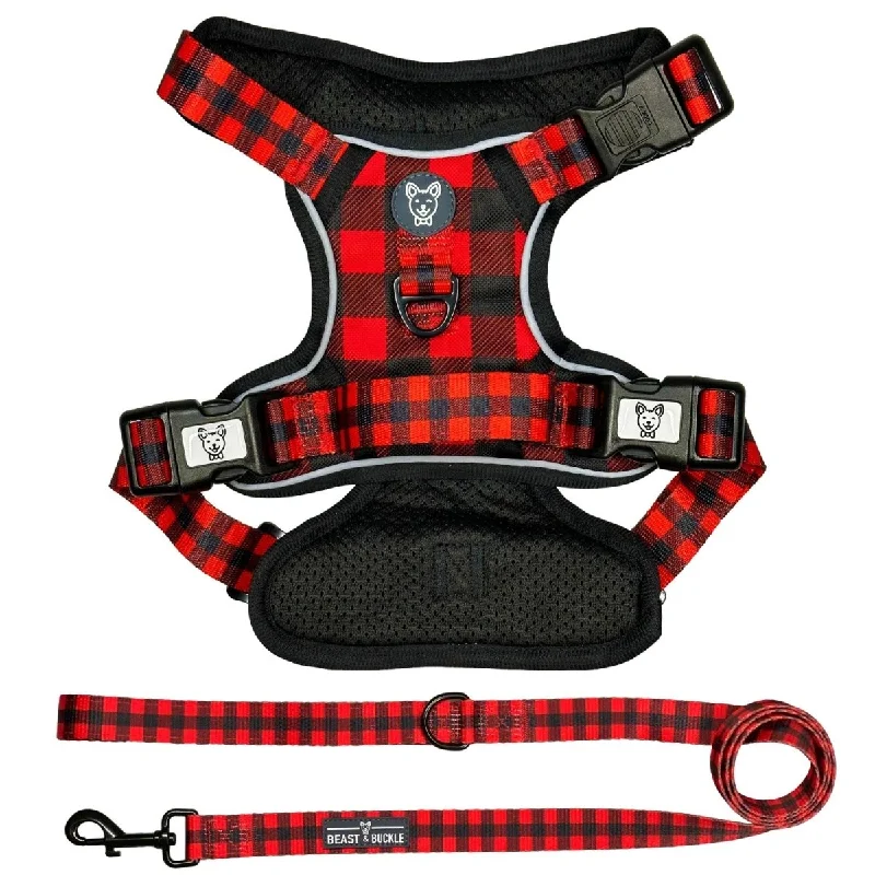 Lumberjack Plaid No Pull Harness Bundle