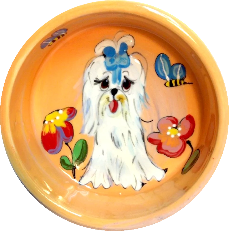 Maltese Dog Bowl